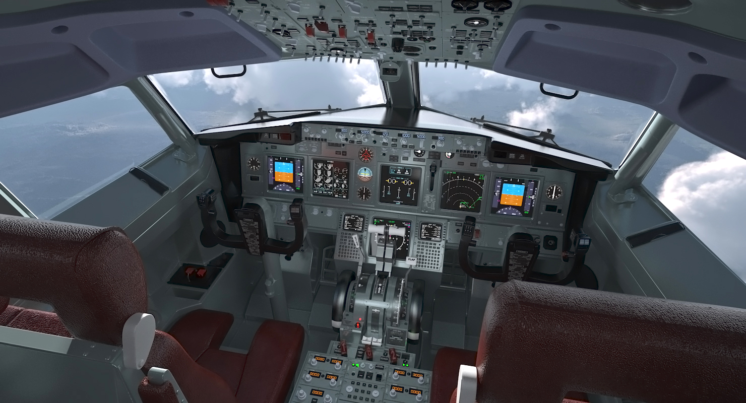 3D Boeing 737 900 with Interior Ryanair