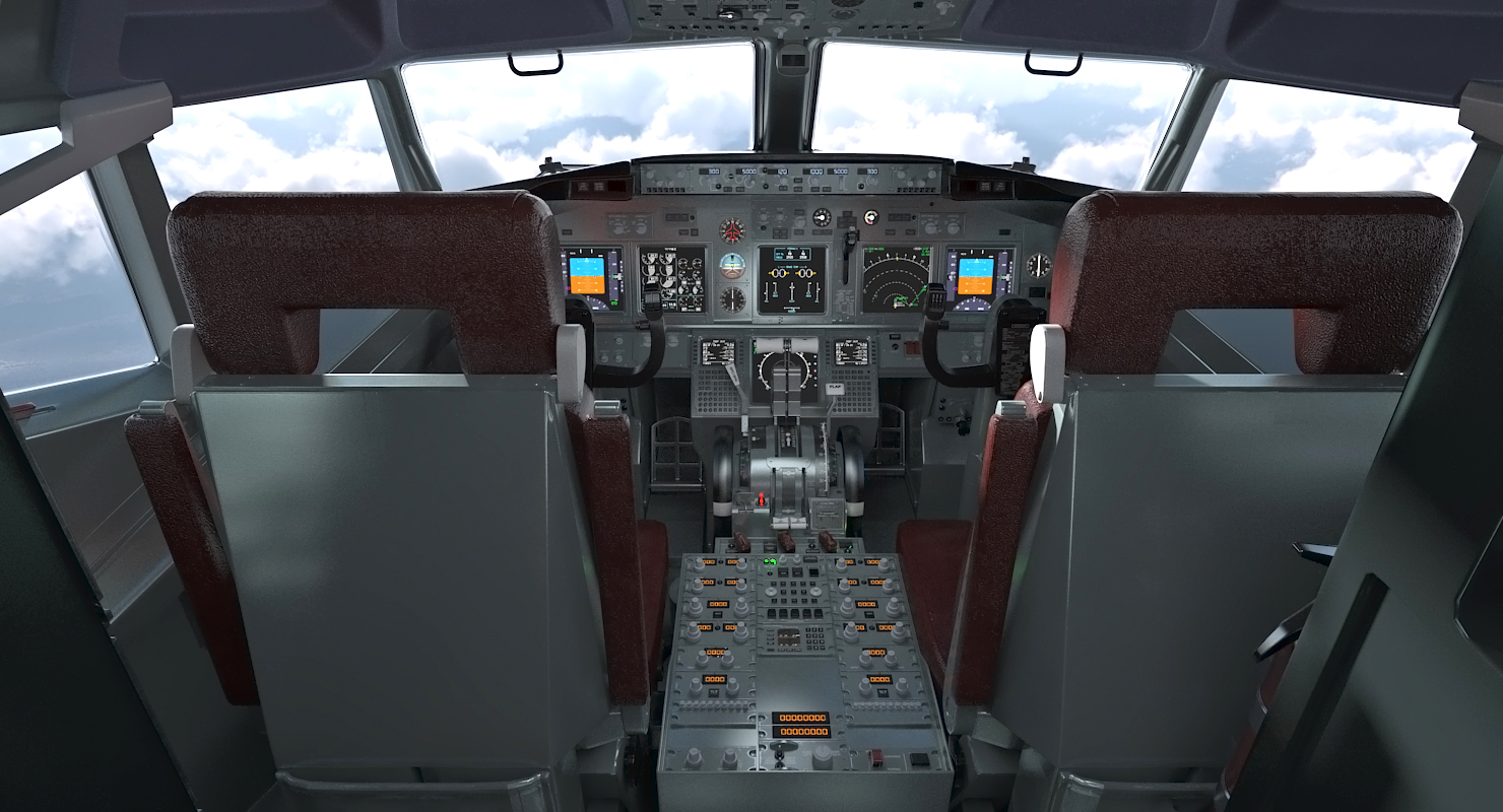 3D Boeing 737 900 with Interior Ryanair
