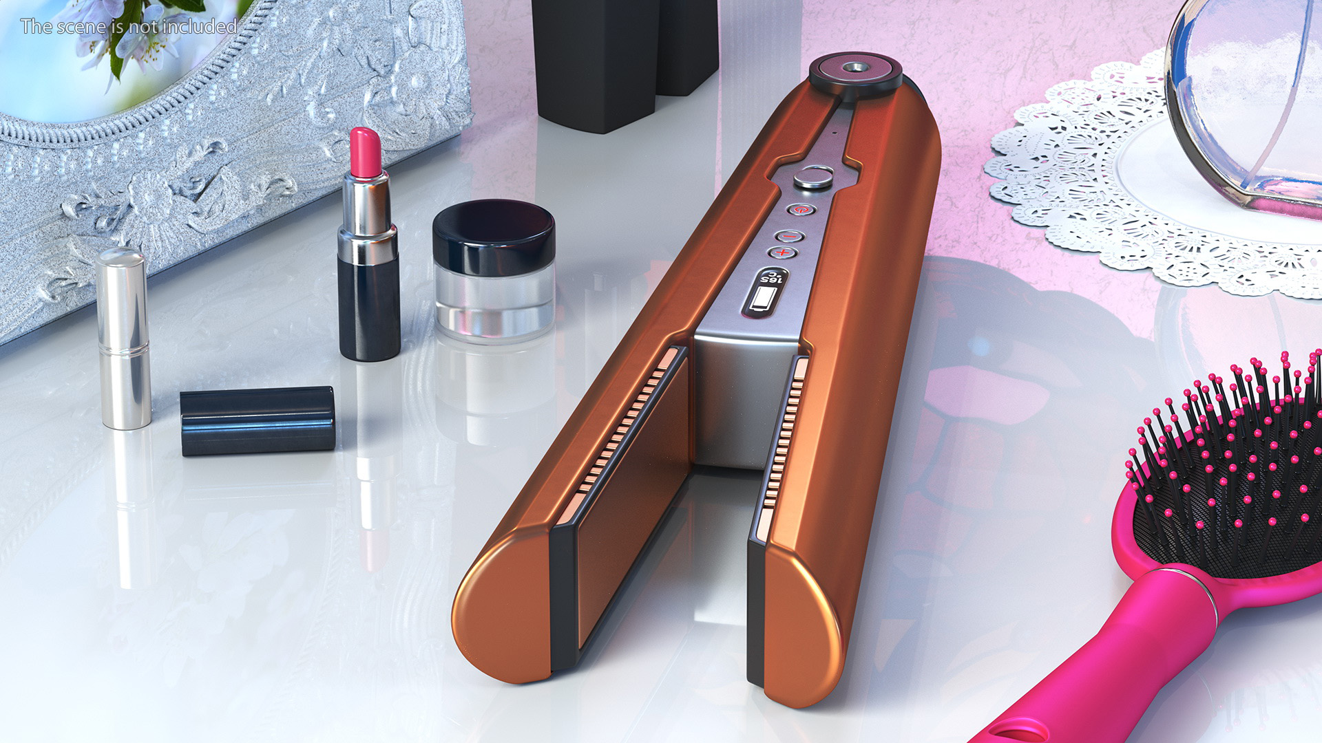 Wireless Hair Straightener Dyson Corrale Copper 3D