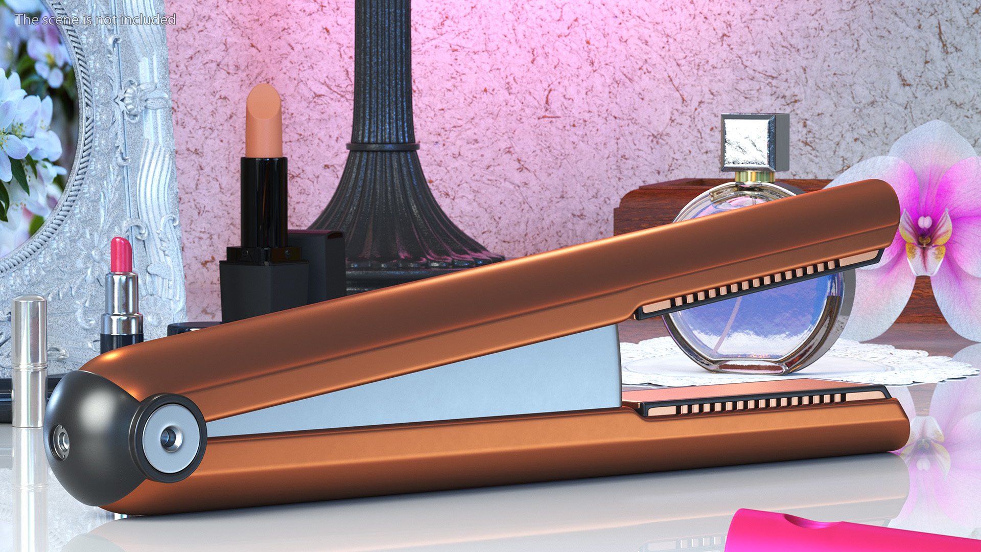 Wireless Hair Straightener Dyson Corrale Copper 3D