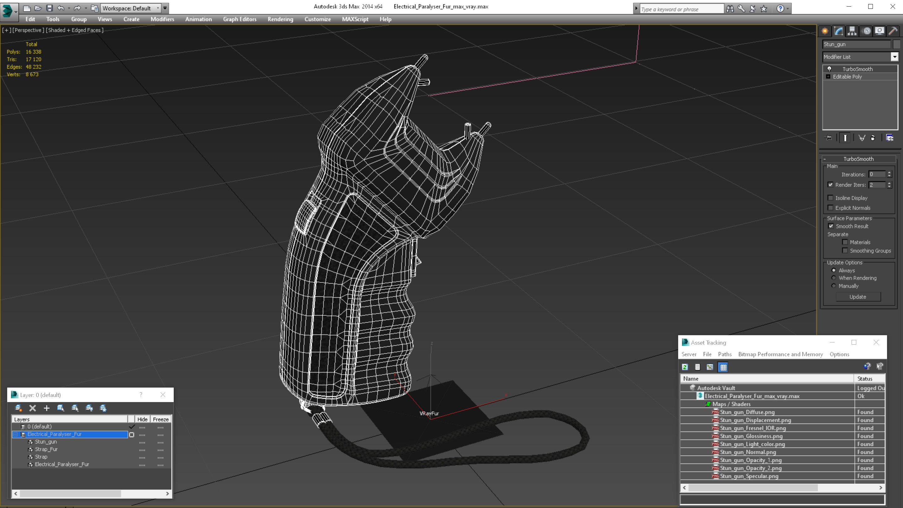 Electrical Paralyser Fur 3D model