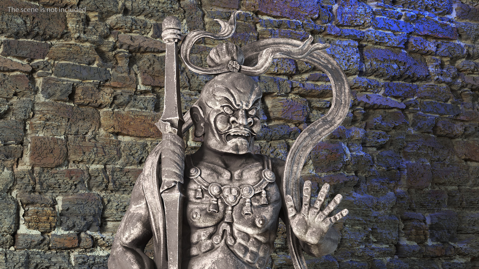 Nio Guardian Statue 3D model