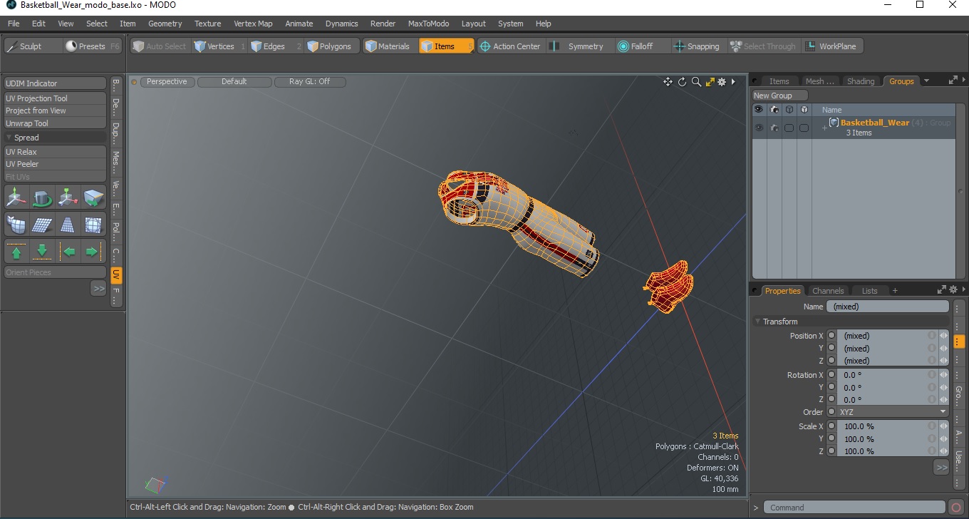3D model Basketball Wear