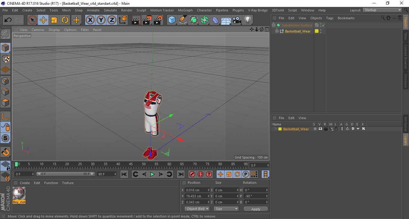 3D model Basketball Wear