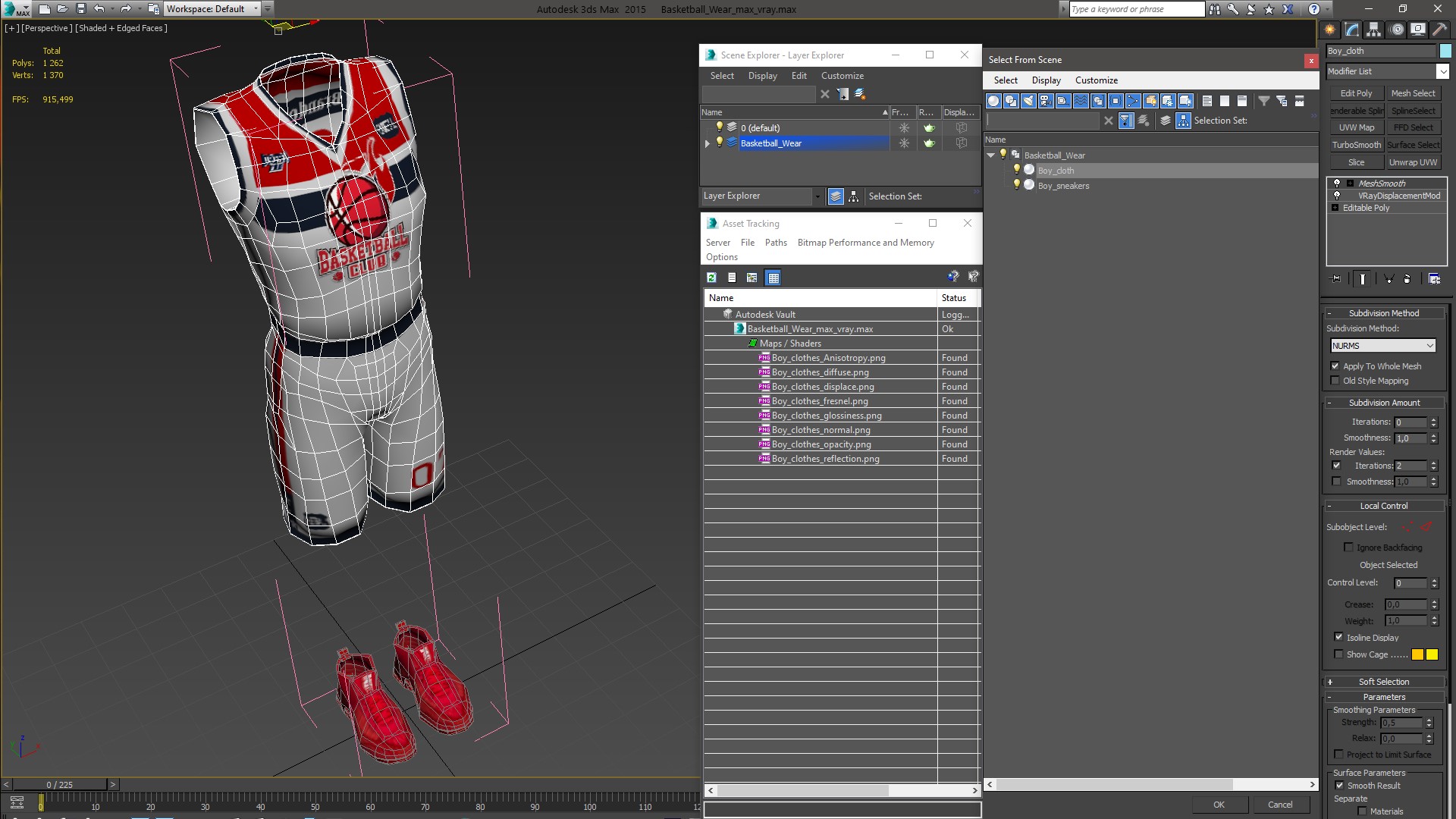 3D model Basketball Wear