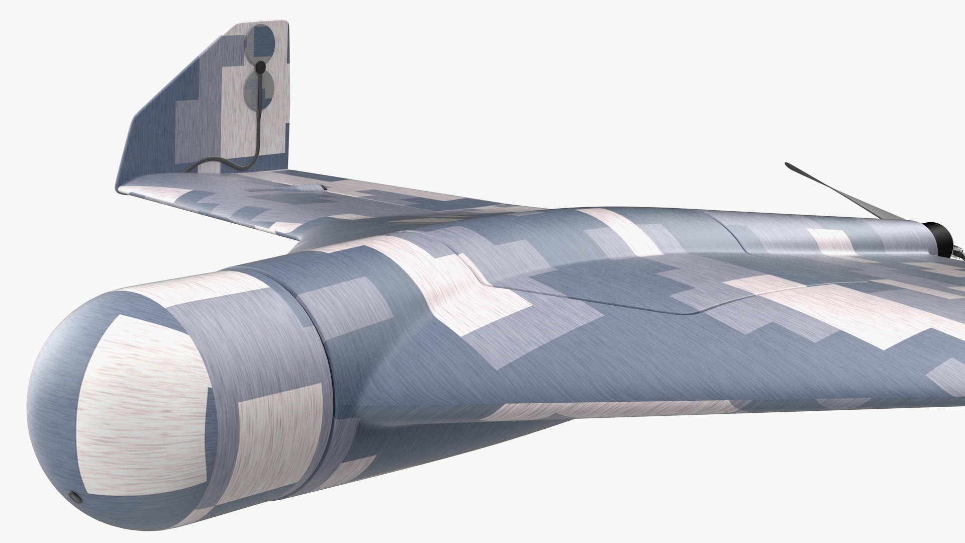 Kamikaze Drone Winter Camouflage 3D