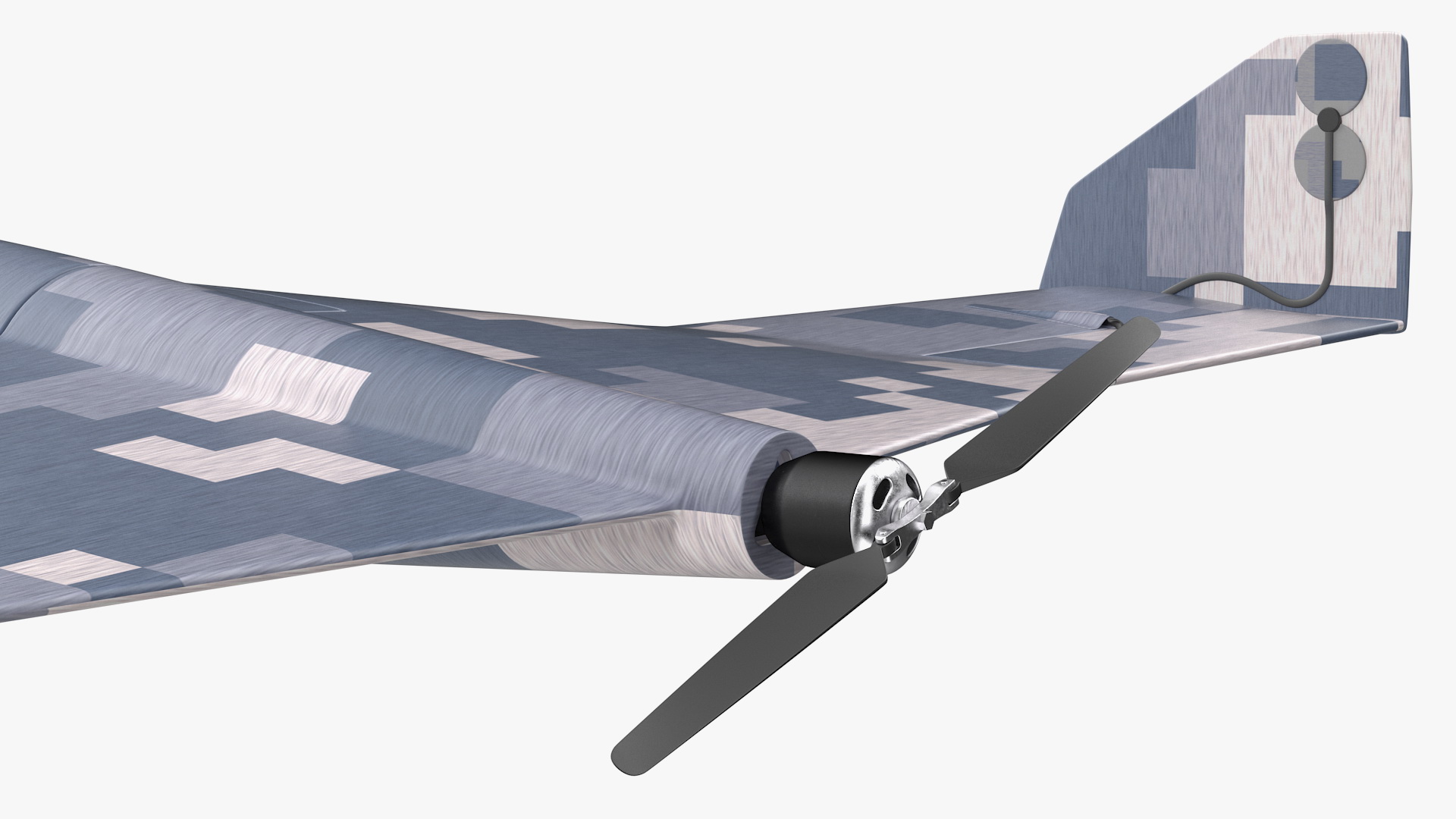 Kamikaze Drone Winter Camouflage 3D
