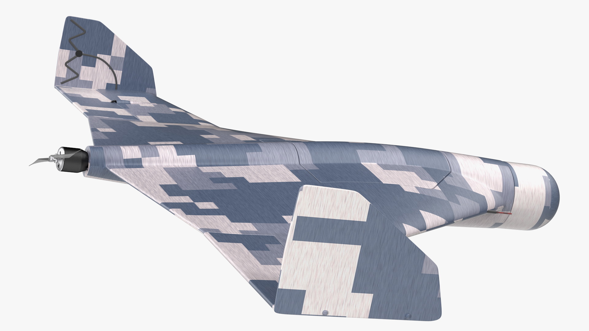 Kamikaze Drone Winter Camouflage 3D
