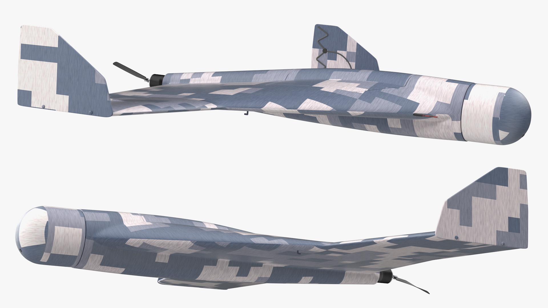 Kamikaze Drone Winter Camouflage 3D