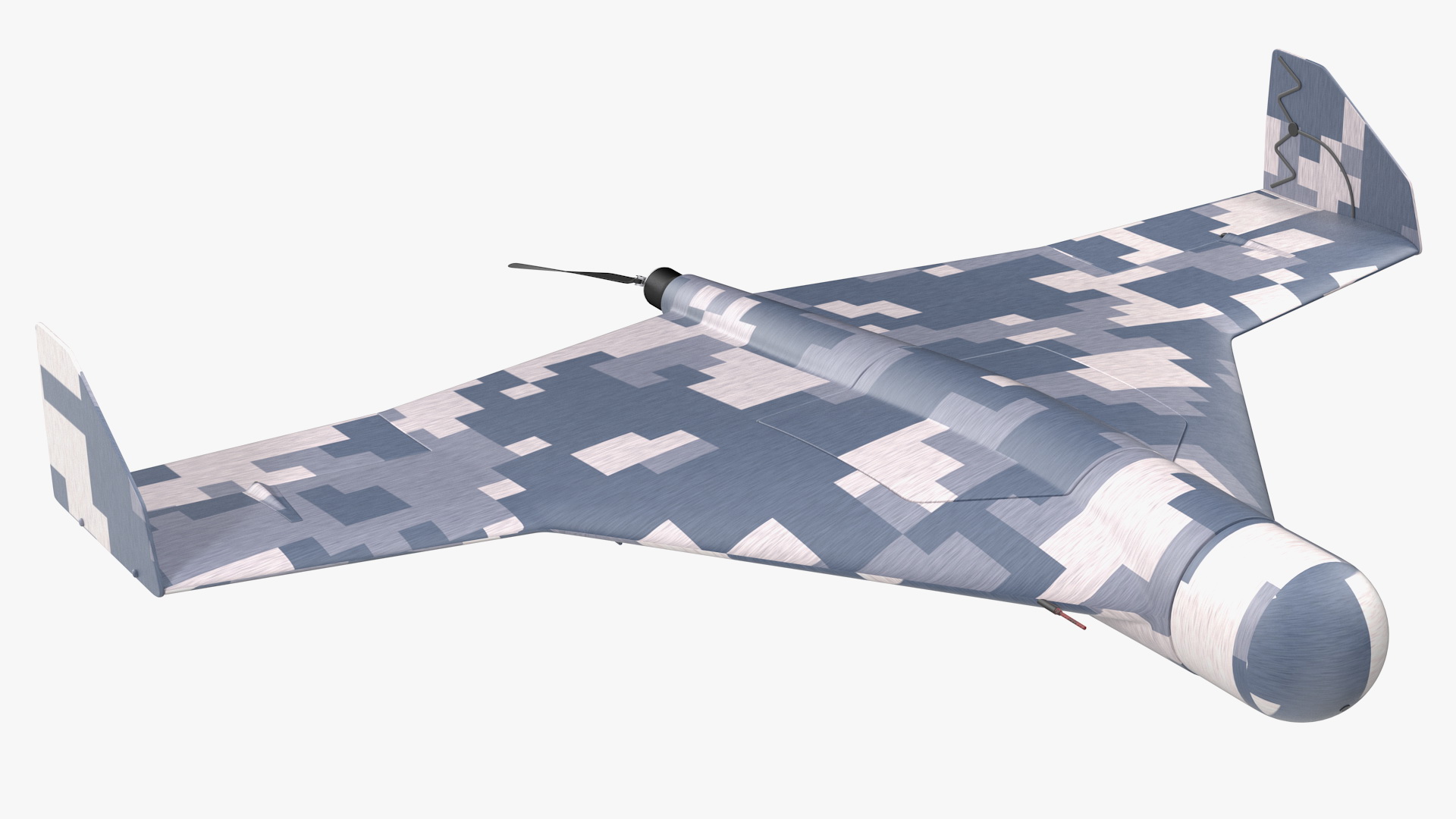 Kamikaze Drone Winter Camouflage 3D