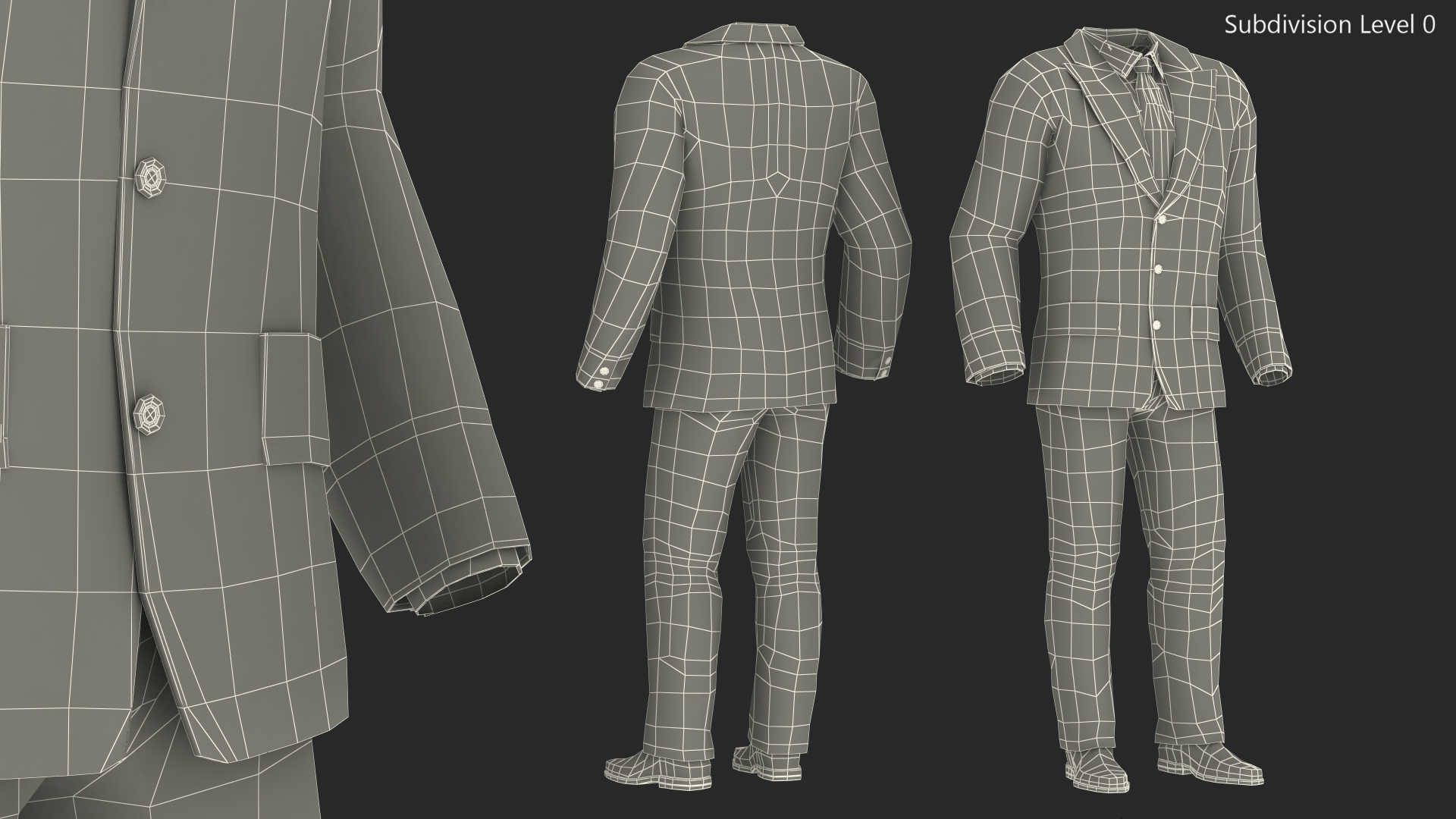 3D Cartoon Business Suit