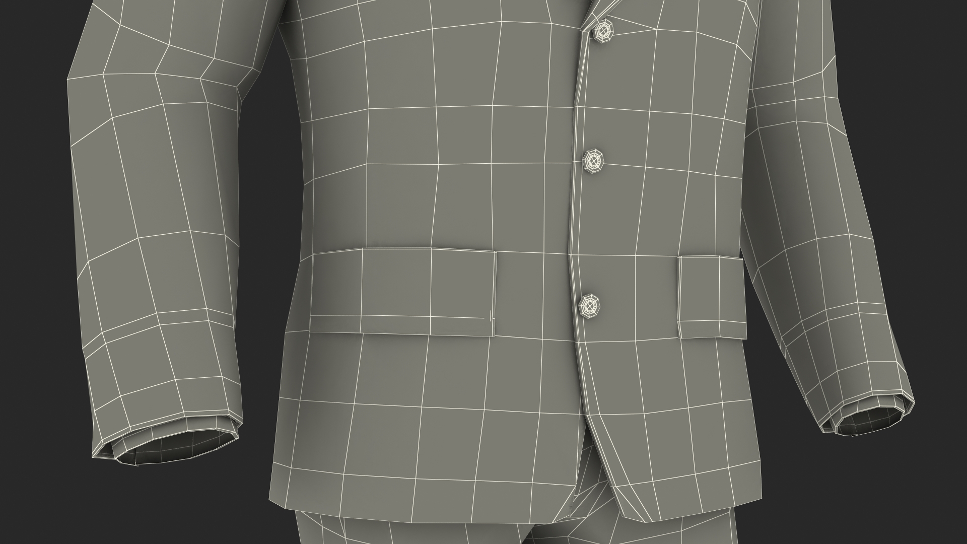 3D Cartoon Business Suit