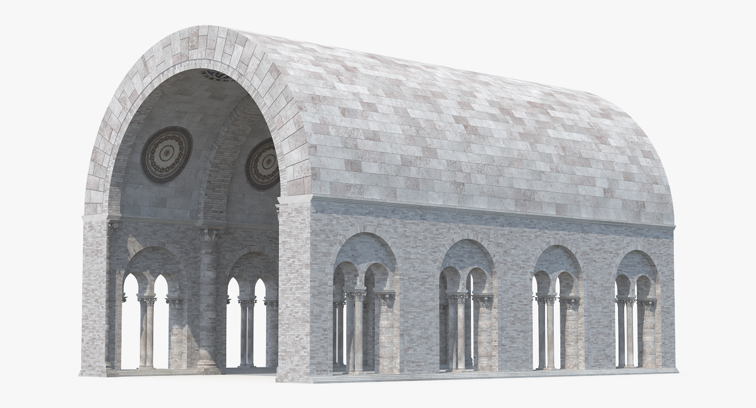 3D Barrel Vault Greco Roman 2