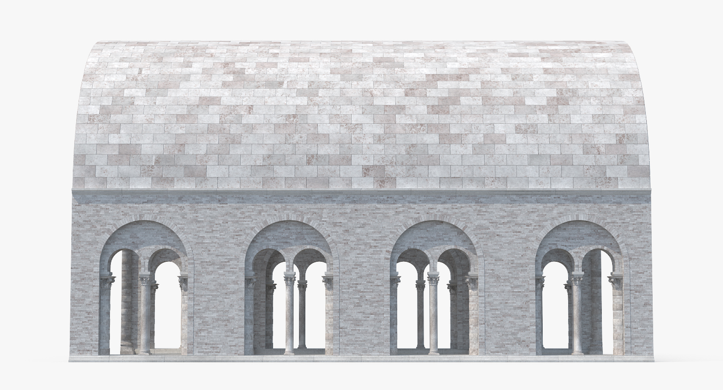 3D Barrel Vault Greco Roman 2