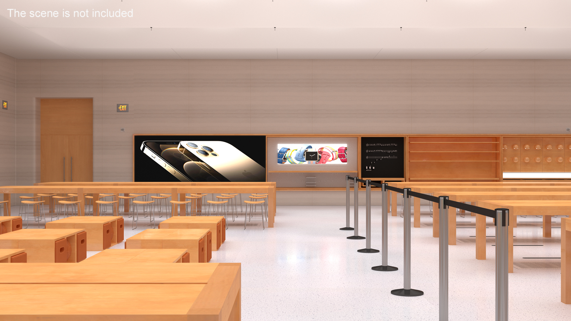 3D Apple Store Fifth Avenue New York model