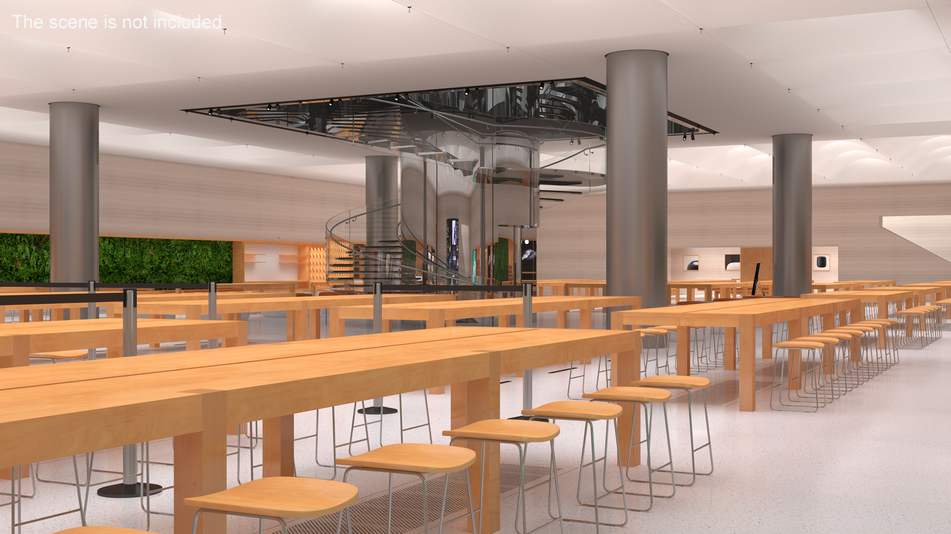 3D Apple Store Fifth Avenue New York model