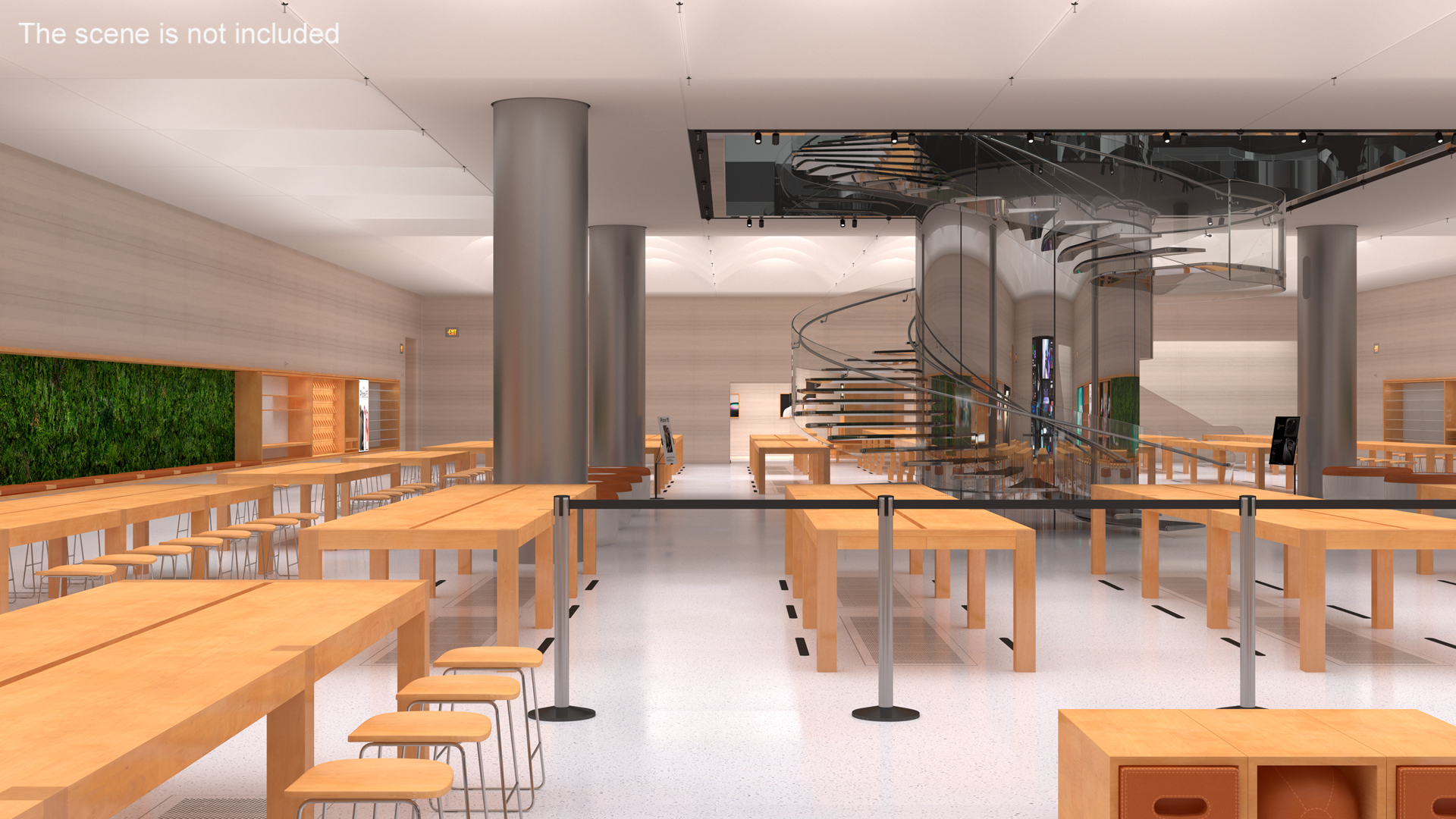 3D Apple Store Fifth Avenue New York model