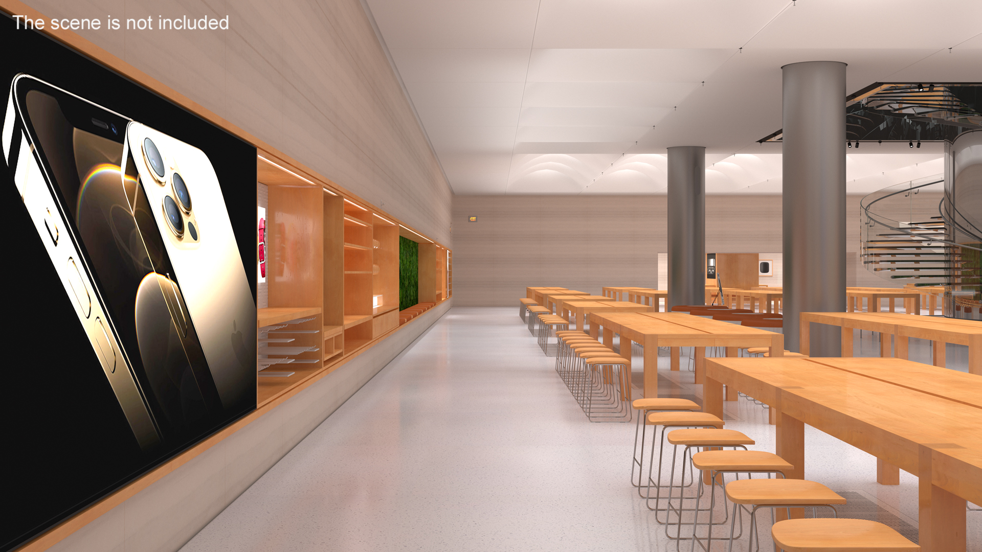 3D Apple Store Fifth Avenue New York model