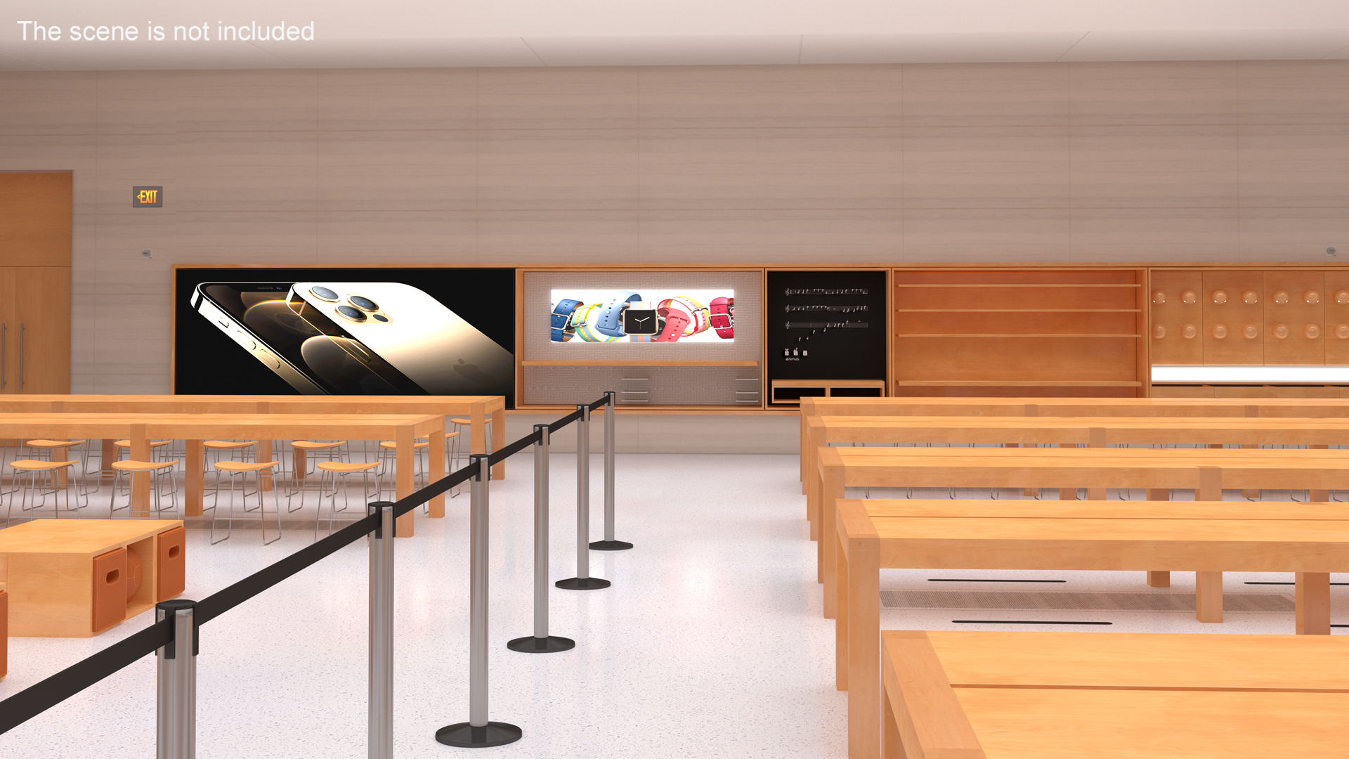 3D Apple Store Fifth Avenue New York model