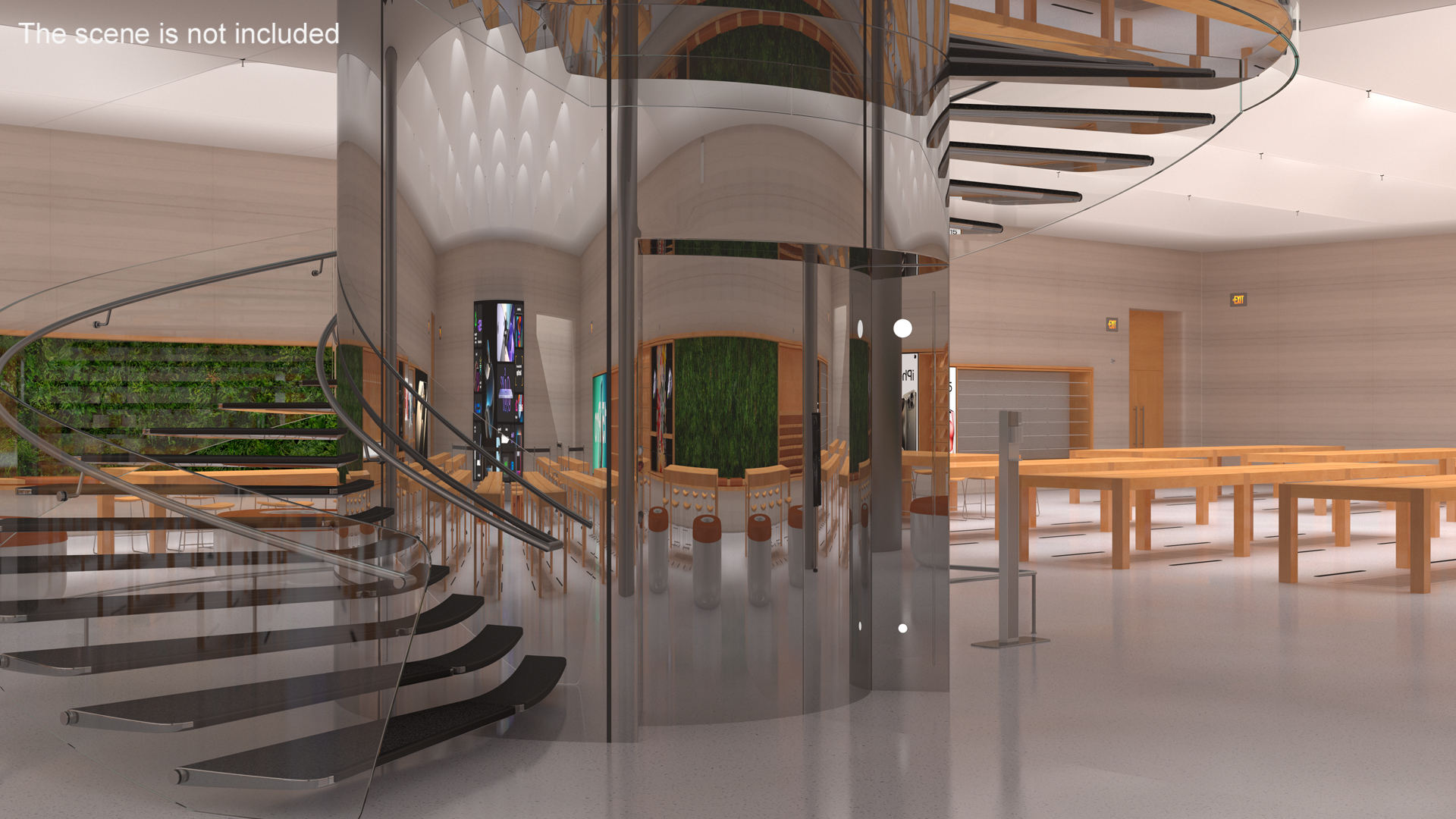 3D Apple Store Fifth Avenue New York model
