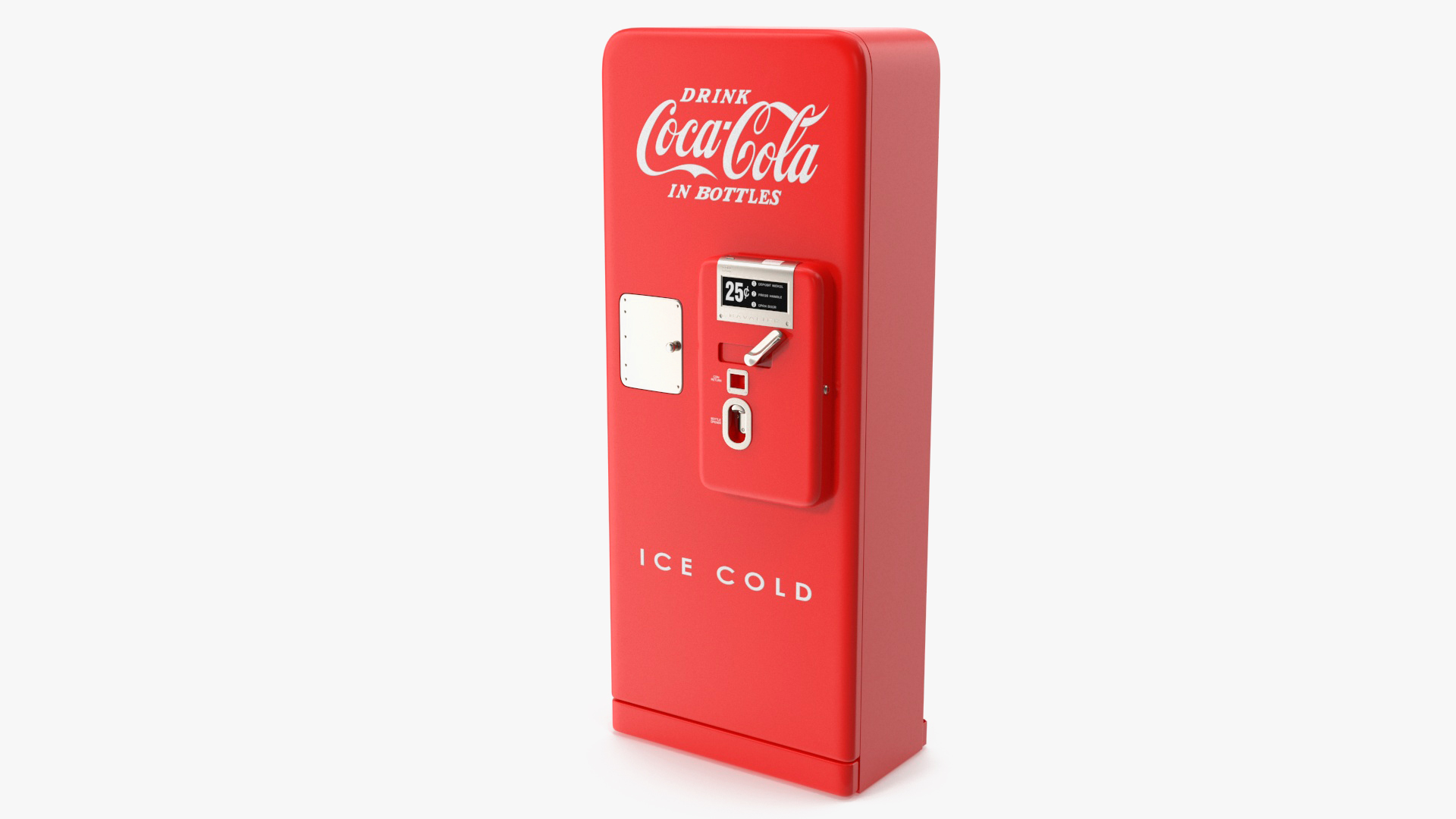3D model Coca Cola Vintage Bottle Vending Machine