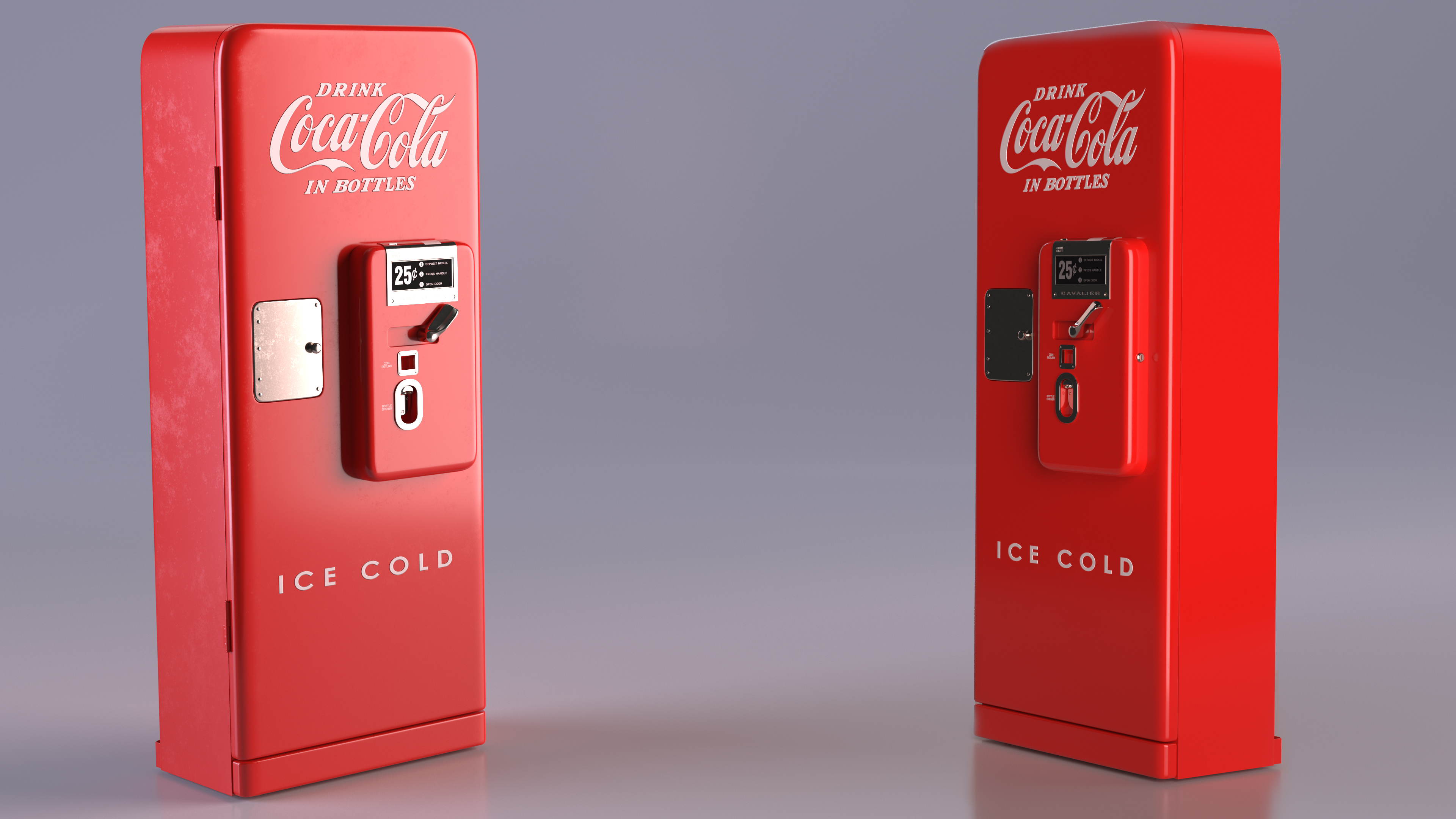 3D model Coca Cola Vintage Bottle Vending Machine