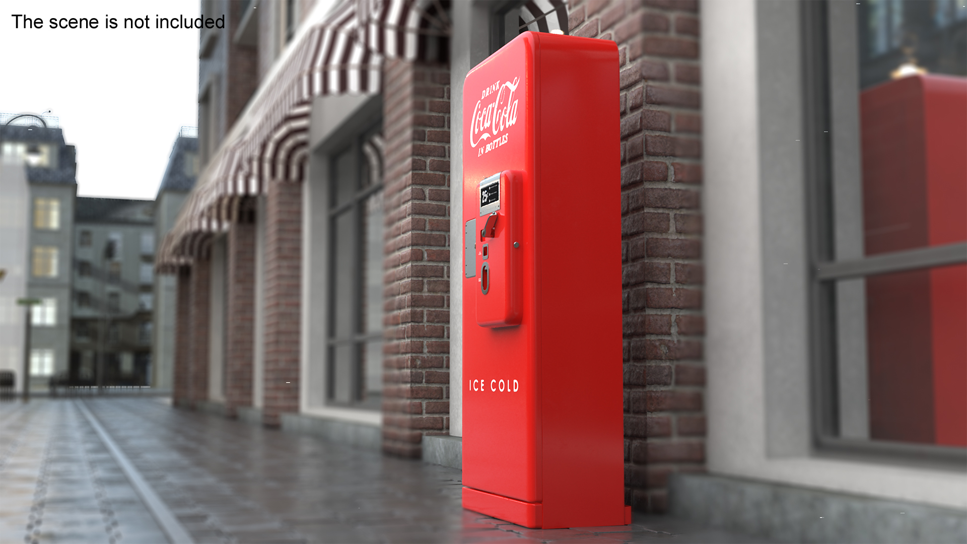 3D model Coca Cola Vintage Bottle Vending Machine