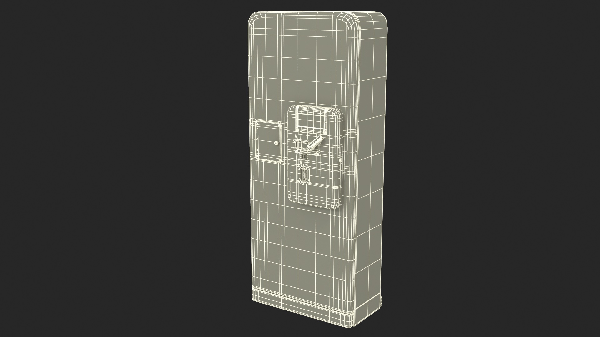 3D model Coca Cola Vintage Bottle Vending Machine