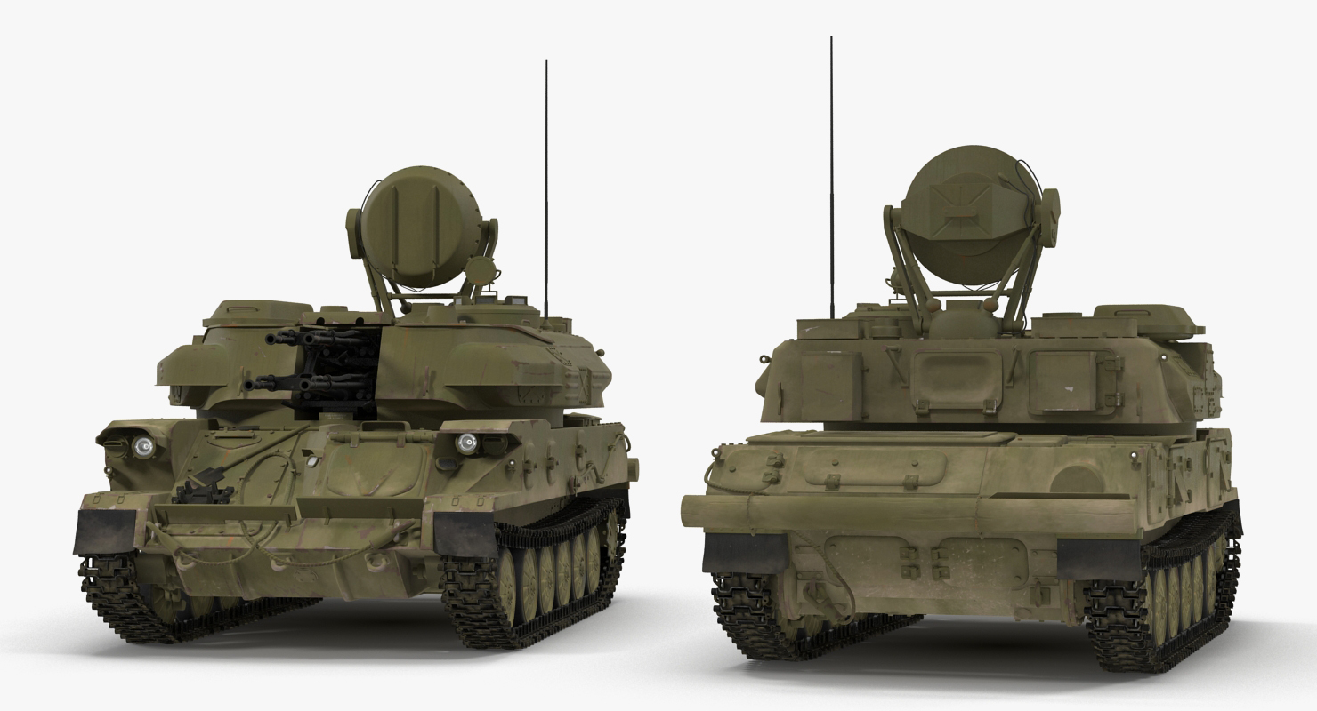 Anti Aircraft Tank ZSU 23 Shilka 3D