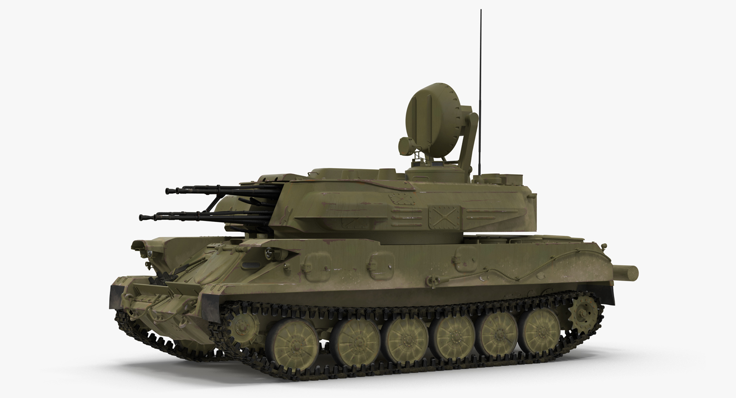 Anti Aircraft Tank ZSU 23 Shilka 3D