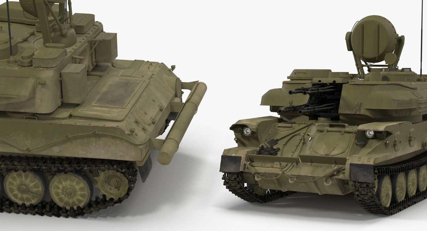 Anti Aircraft Tank ZSU 23 Shilka 3D