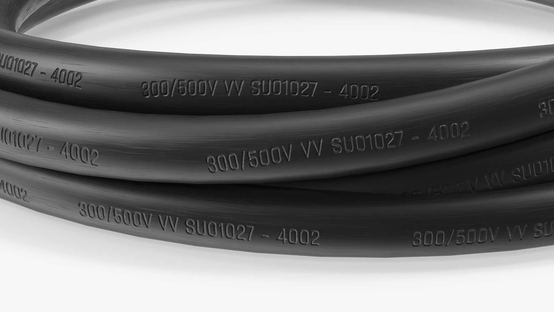3D PC Power Cord English