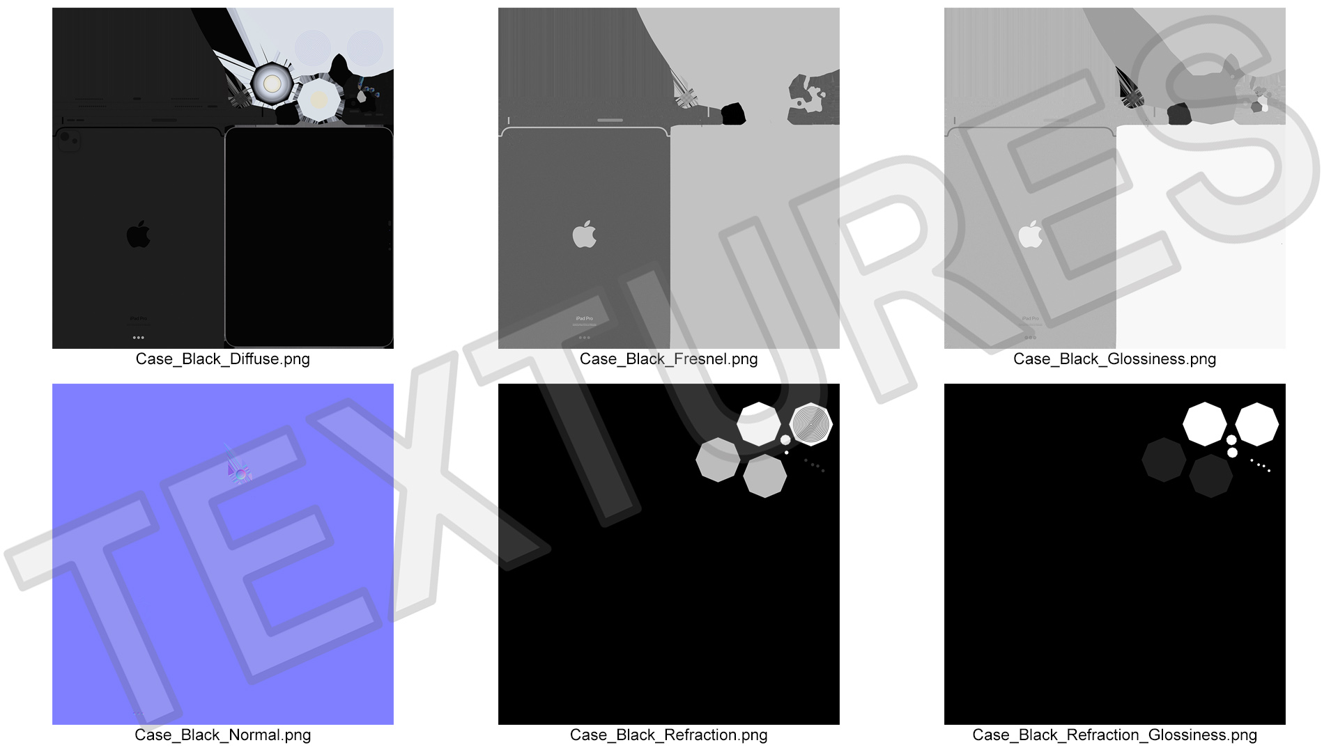 3D model IPad Pro 2024 13 Inch Black Switched Off