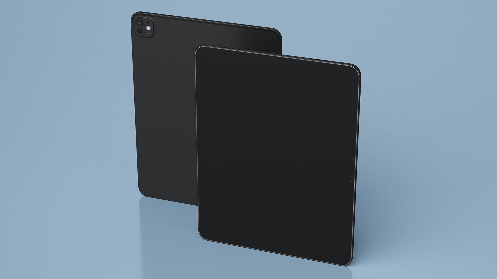 3D model IPad Pro 2024 13 Inch Black Switched Off