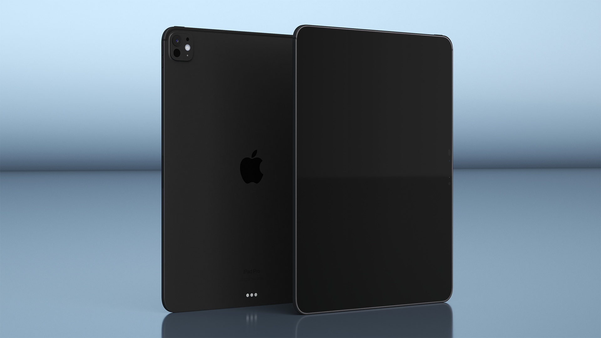 3D model IPad Pro 2024 13 Inch Black Switched Off