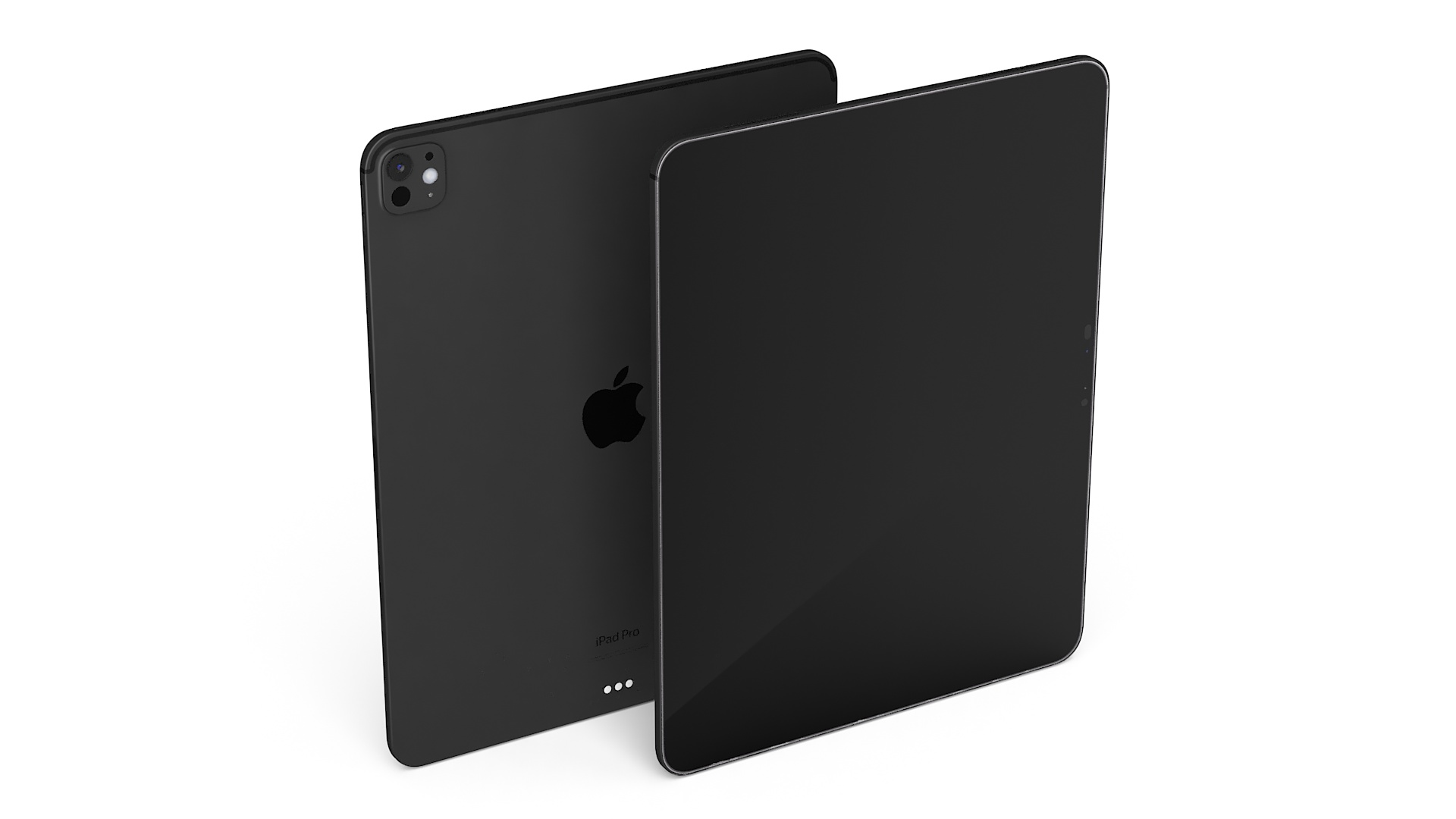 3D model IPad Pro 2024 13 Inch Black Switched Off