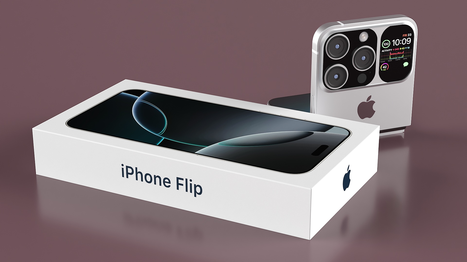 Apple iPhone Flip with Packaging 3D