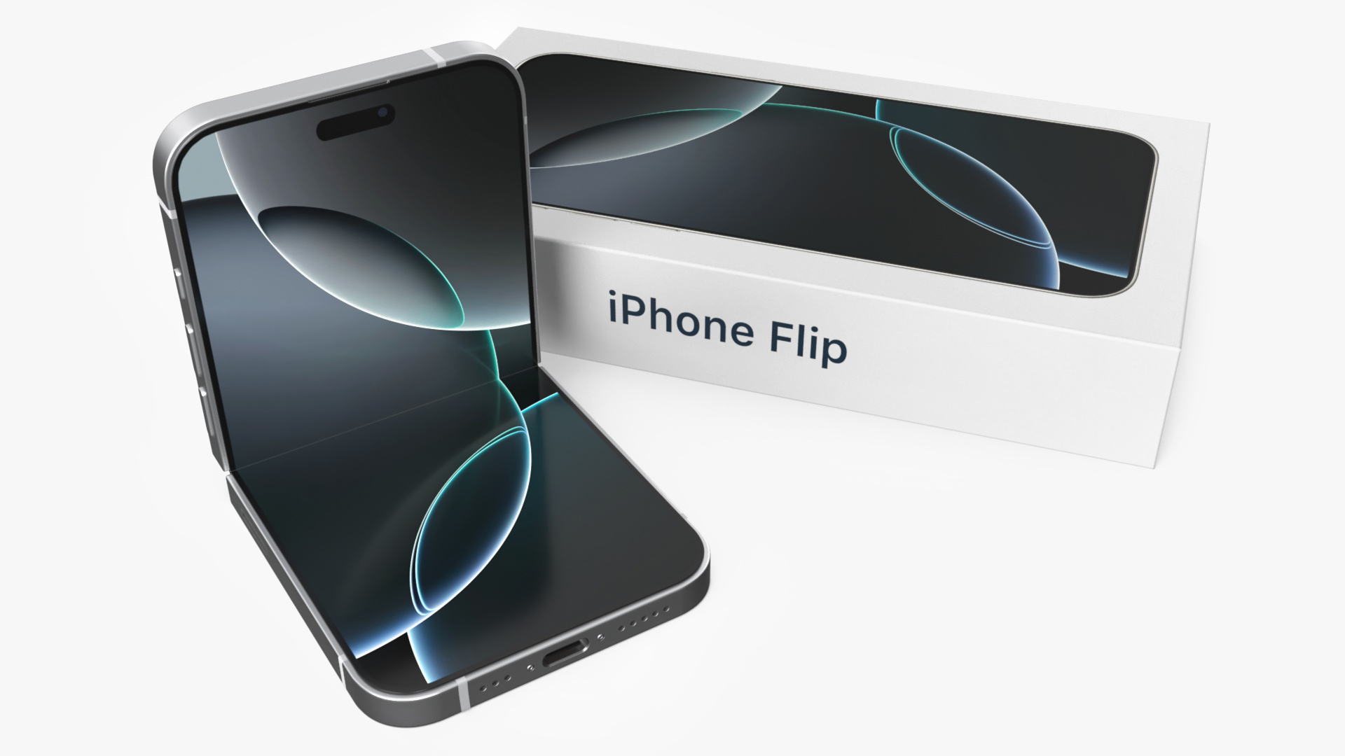 Apple iPhone Flip with Packaging 3D