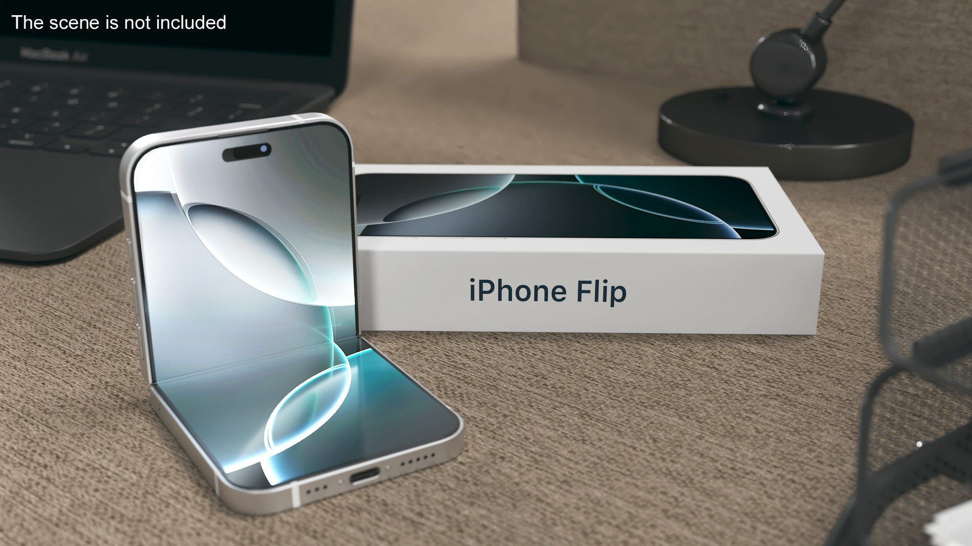 Apple iPhone Flip with Packaging 3D