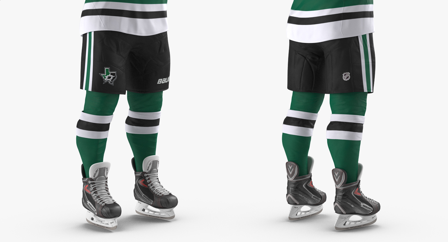 3D Hockey Player Dallas Stars
