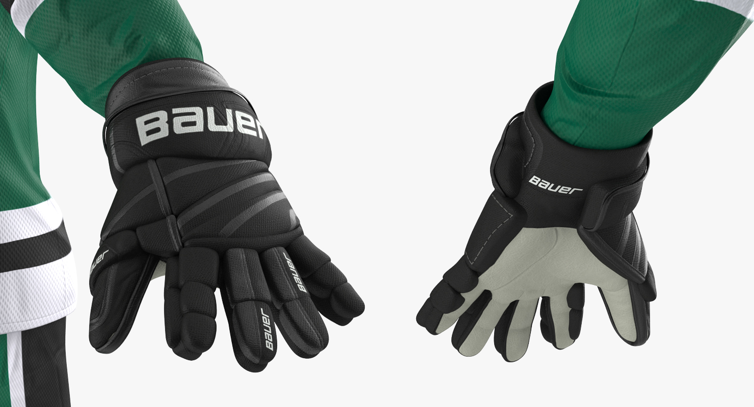 3D Hockey Player Dallas Stars