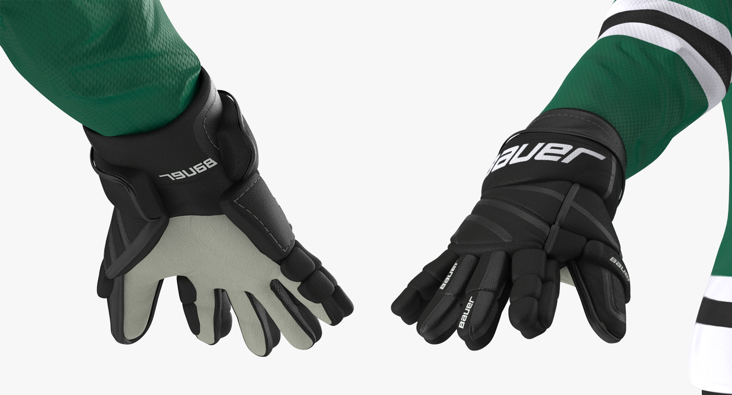 3D Hockey Player Dallas Stars