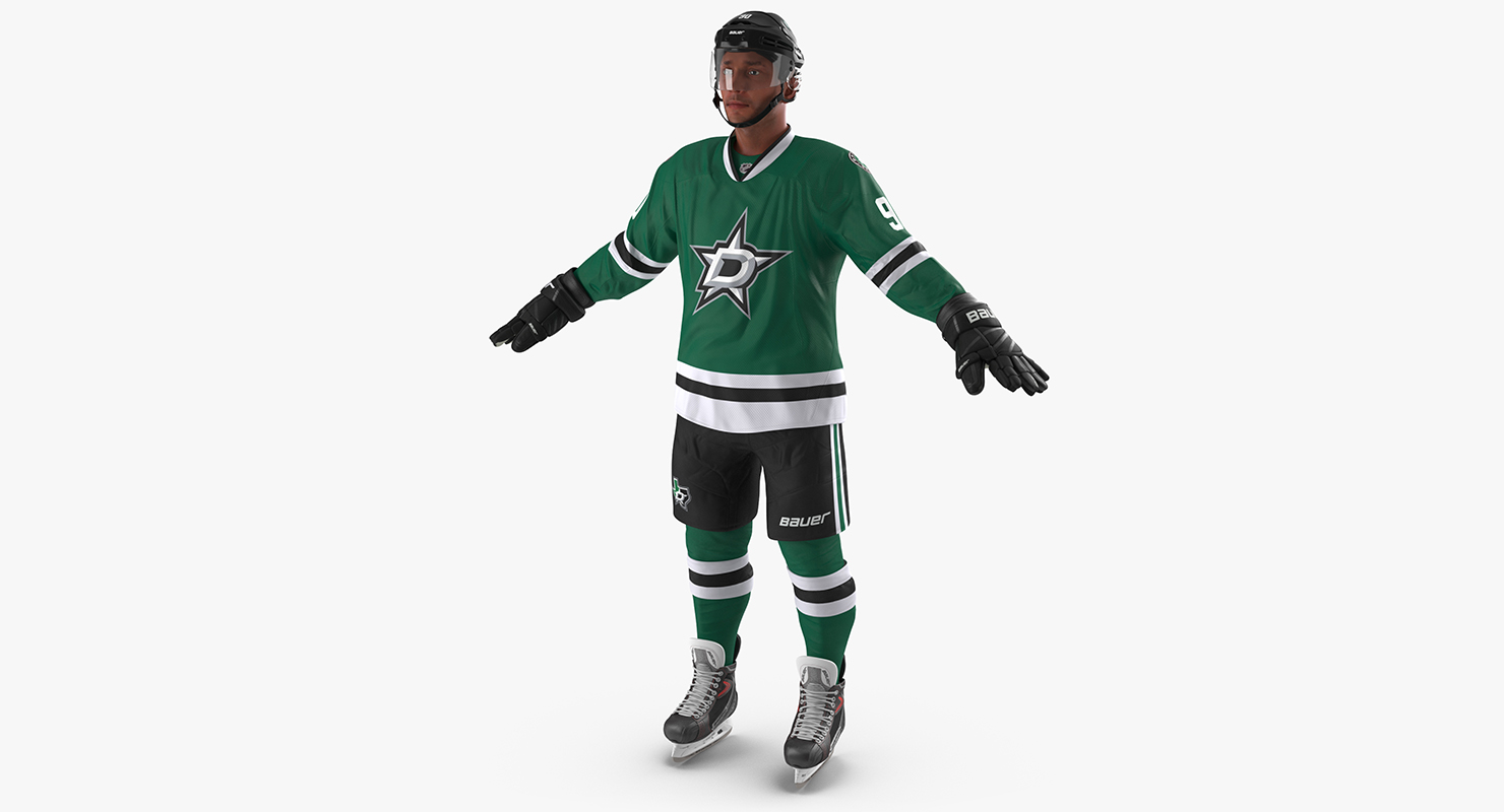 3D Hockey Player Dallas Stars