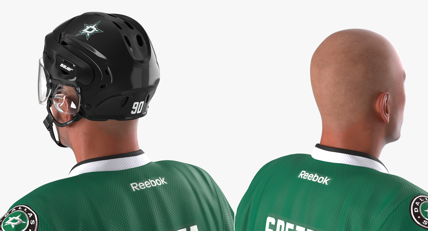 3D Hockey Player Dallas Stars
