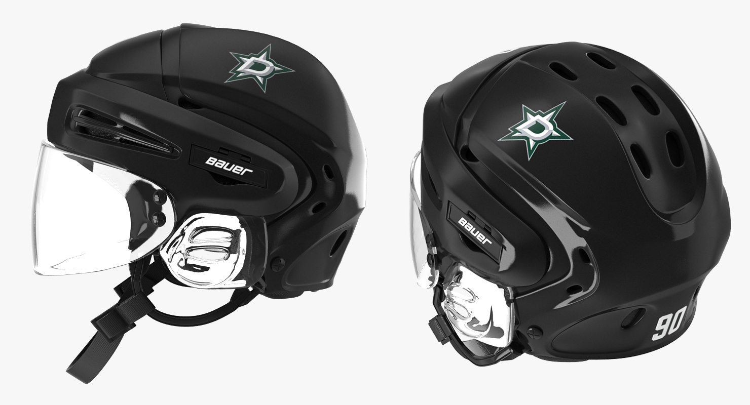 3D Hockey Player Dallas Stars