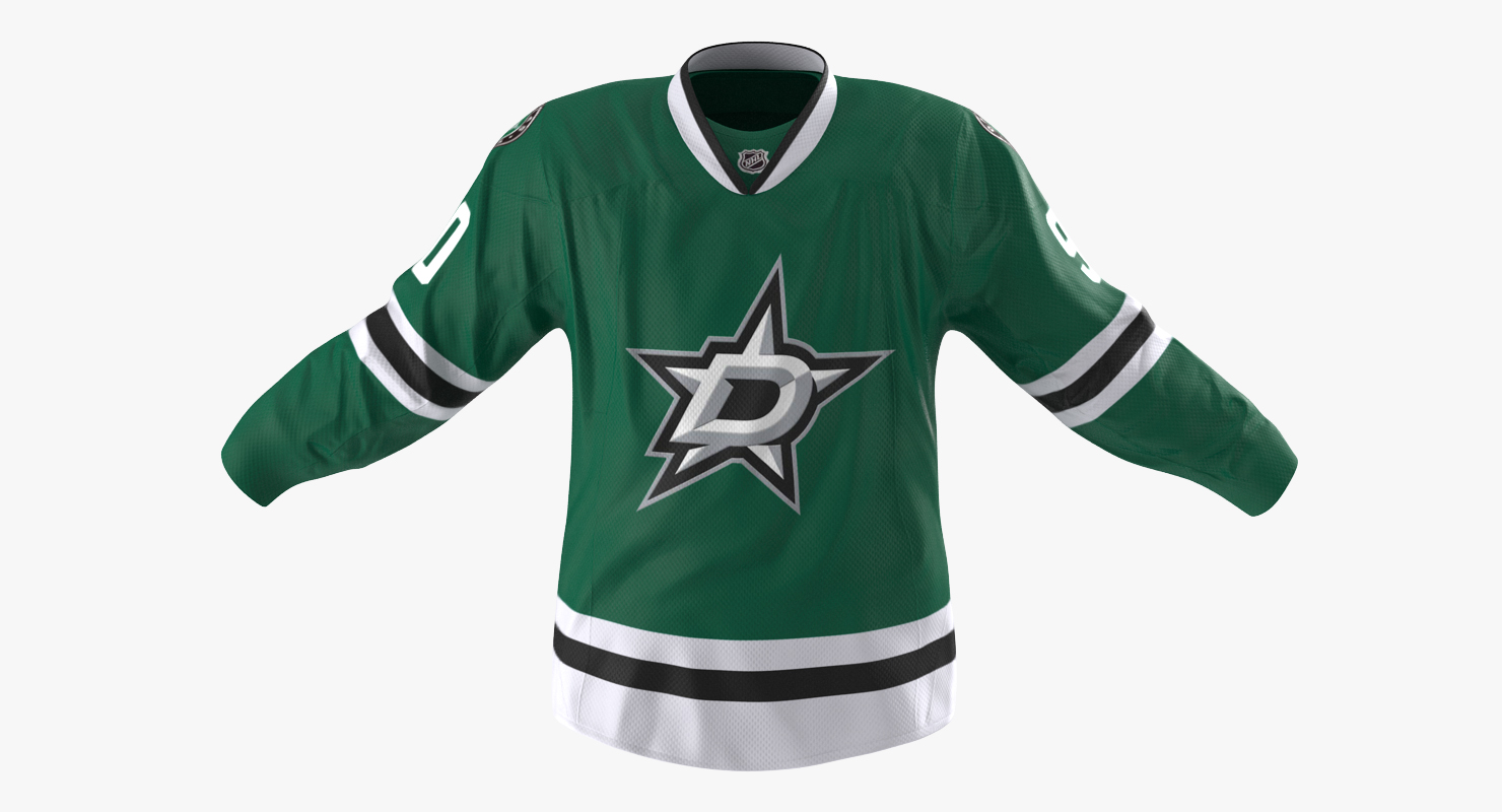 3D Hockey Player Dallas Stars