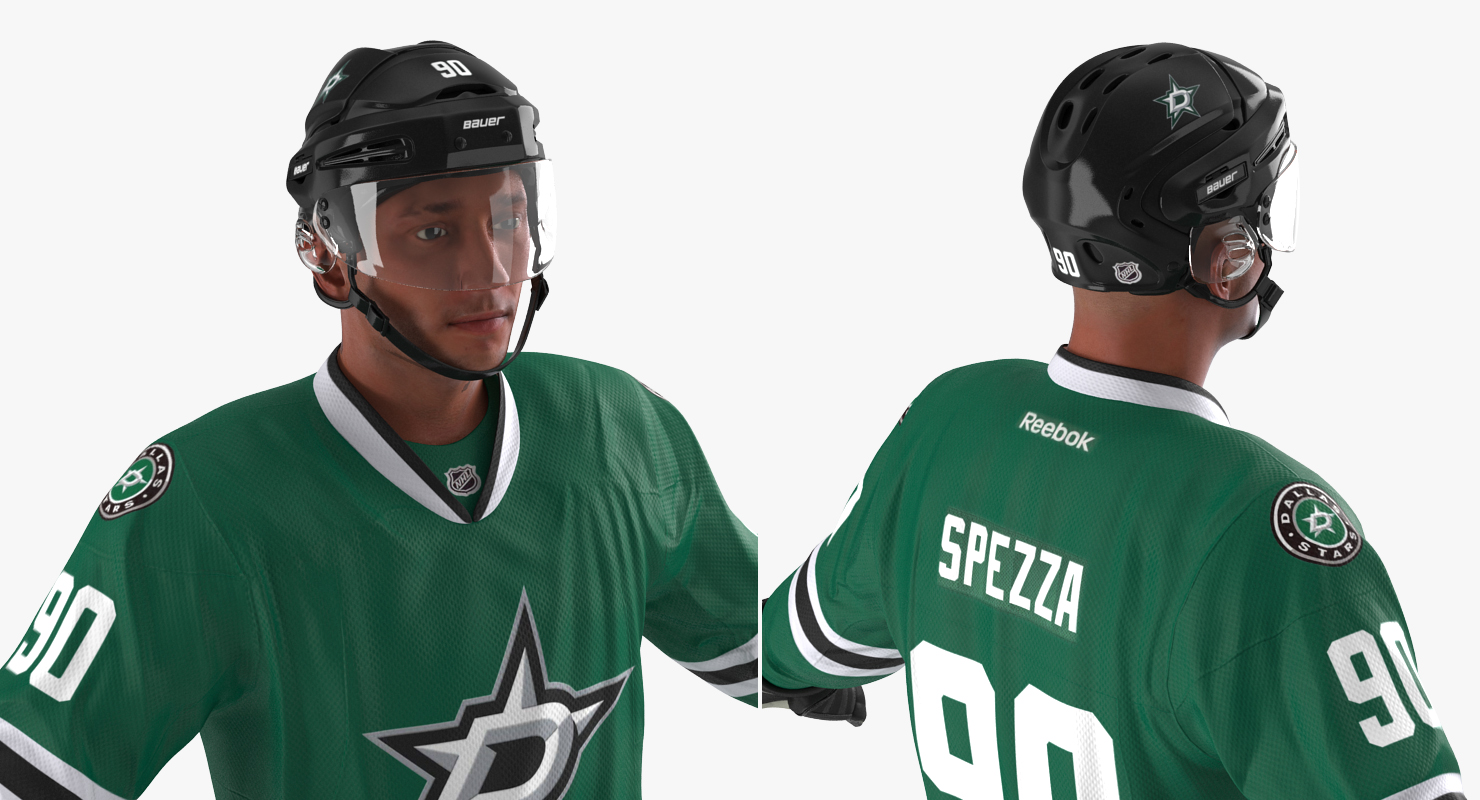 3D Hockey Player Dallas Stars
