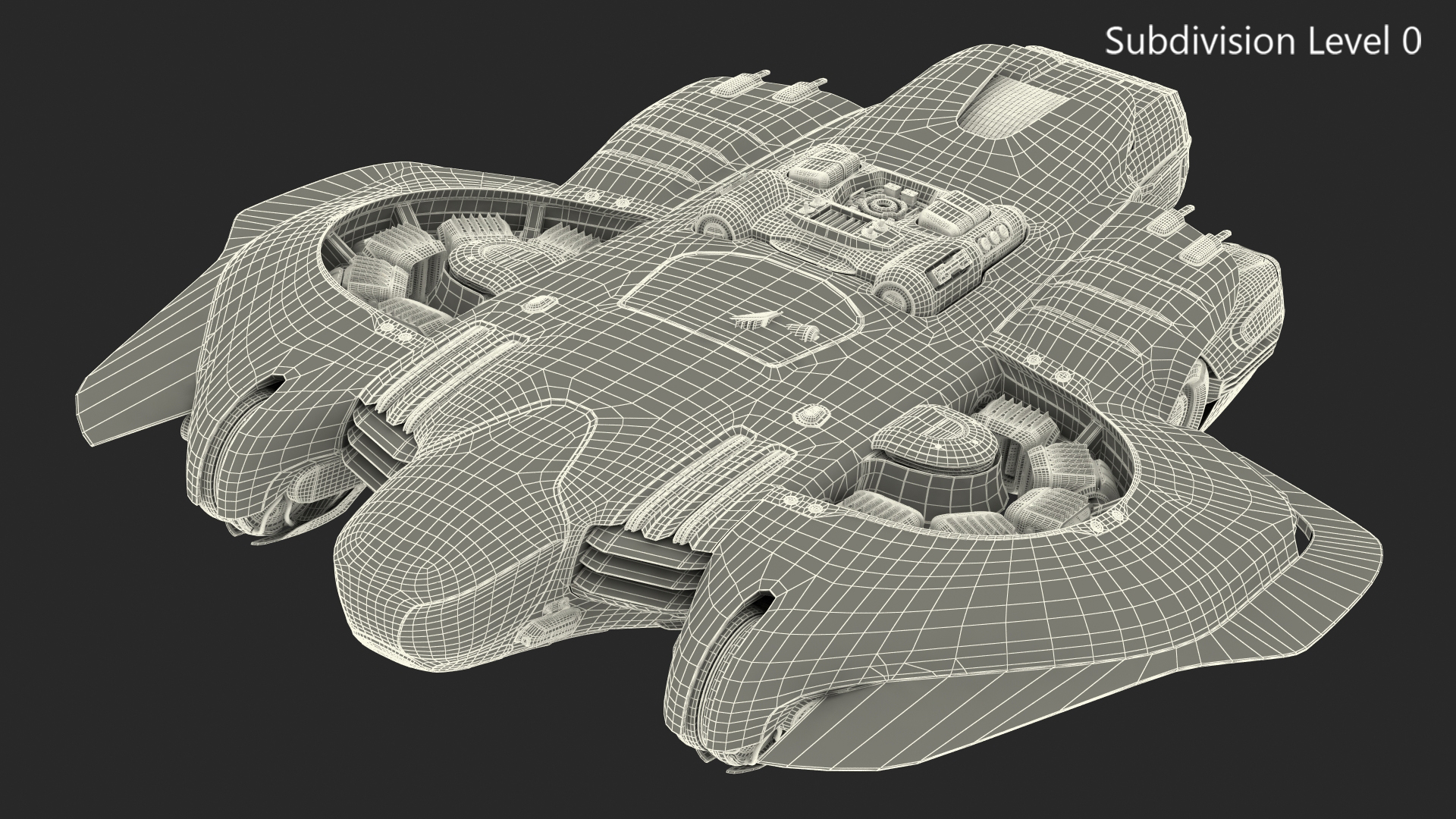 3D model Sci Fi Dropship