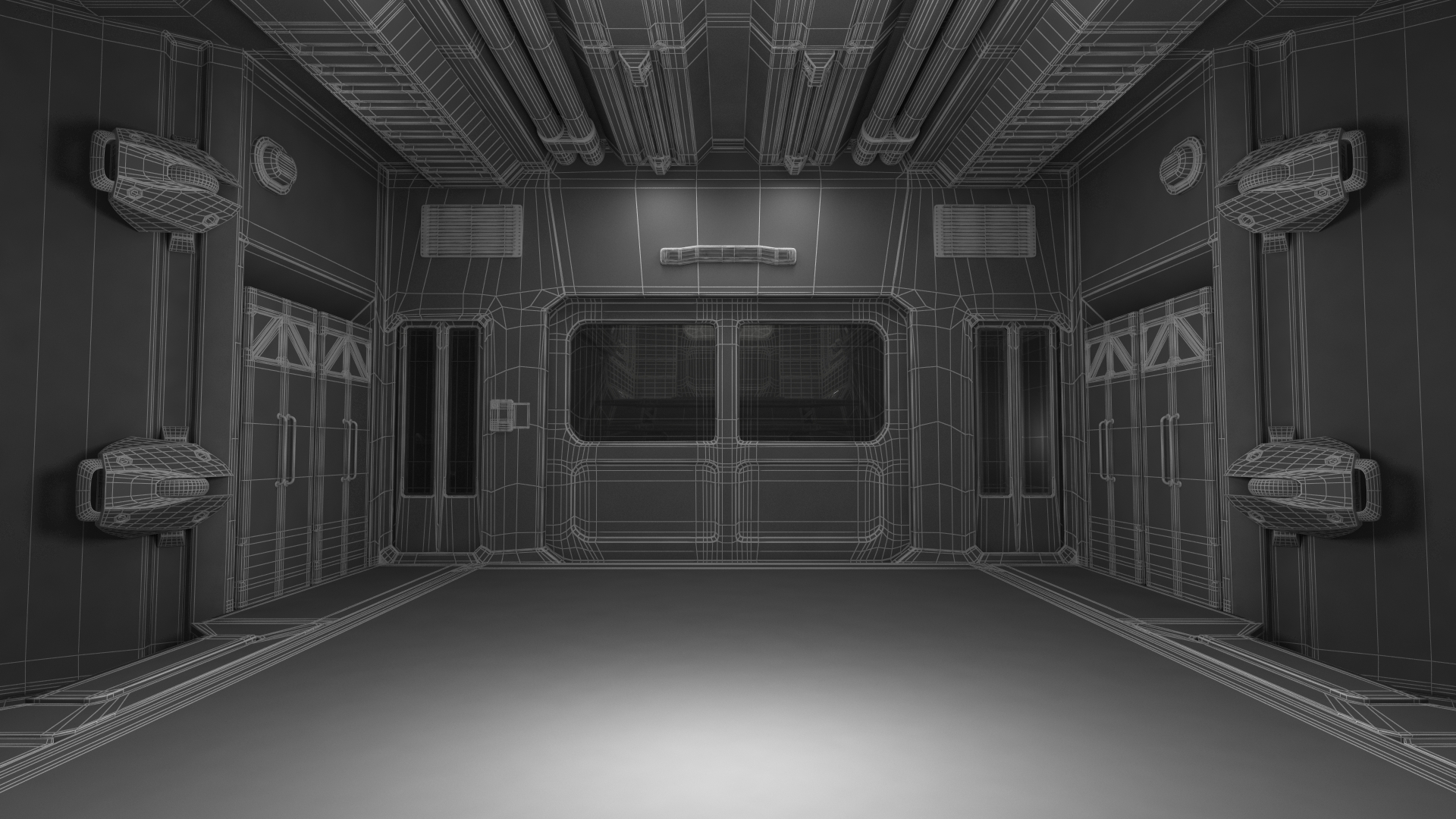 3D model Sci Fi Dropship