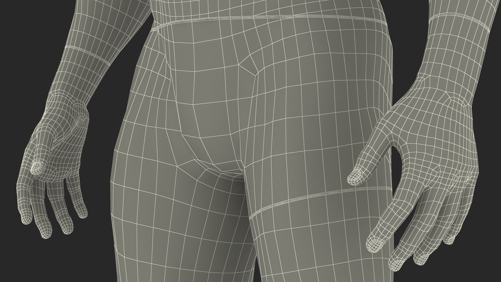 White Male Sports Mannequin 3D